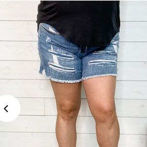 Judy Blue side slit shorts